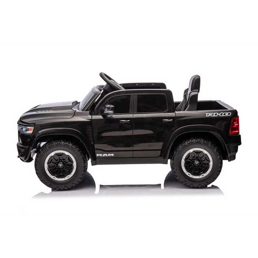 Auto a Bateria Ram 1500 Rho Super Truck Negro 12v 2Motores