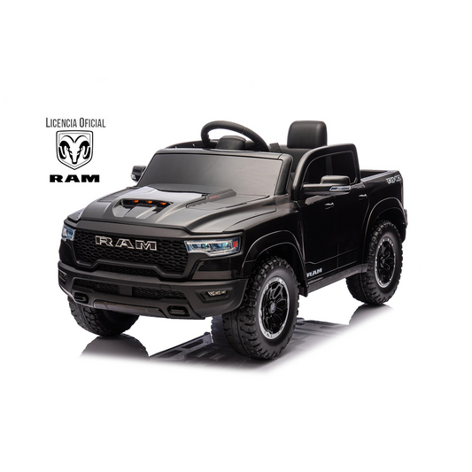 Auto a Bateria Ram 1500 Rho Super Truck Negro 12v 2Motores