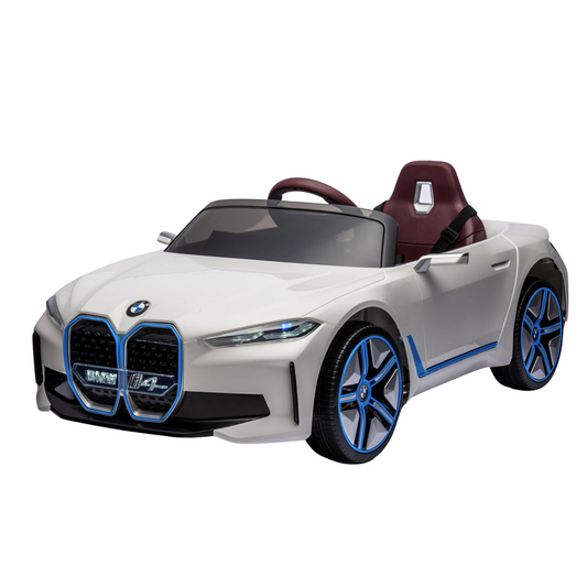 Auto A Bateria Bmw I4 Blanco 12v